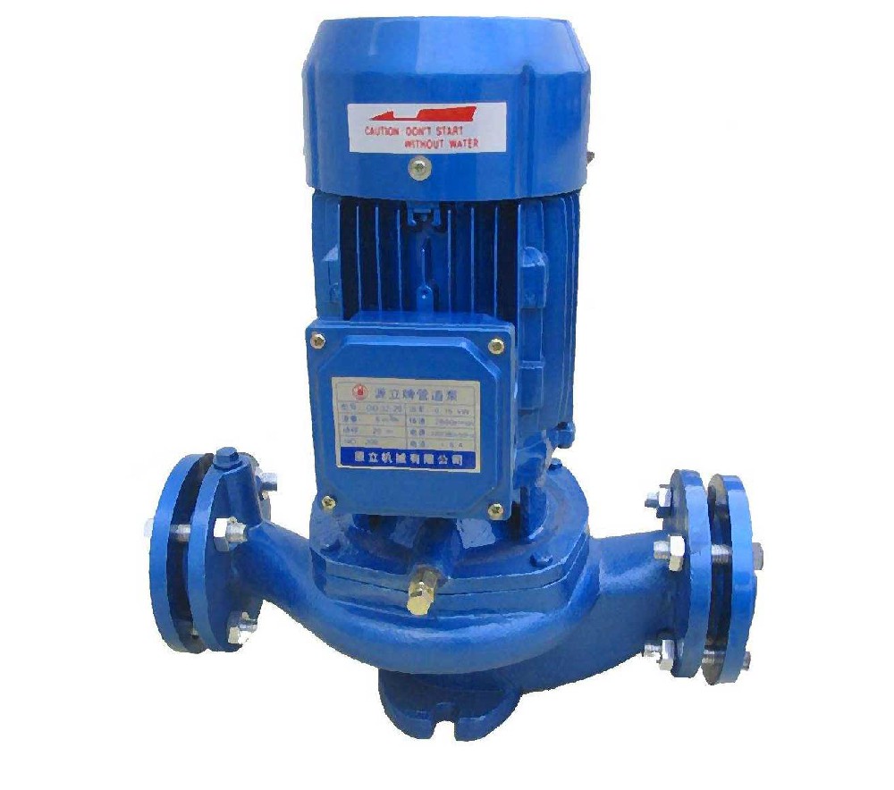 冷却塔专用水泵广一GD32-20-0.75KW-220/380V扬程20米立式管道泵